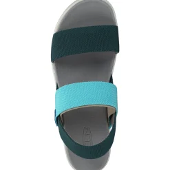 Keen Elle Backstrap 102715, Keilsandaletten, Damen, sea moss/ipanema