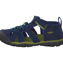 Keen Seacamp II CNX 1022978, Sandalen (Kinder), Kinder, blue depths/chartreuse