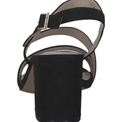 La Strada 2201015, Plateau-Sandaletten, Damen, black micro + stone