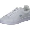 Lacoste Carnaby Piquee 45SFA0021, Schnürschuhe, Damen, white/turqoise