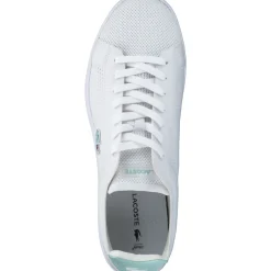 Lacoste Carnaby Piquee 45SFA0021, Schnürschuhe, Damen, white/turqoise
