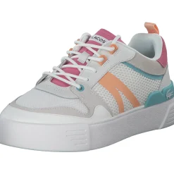 Lacoste L002 45CFA0010, Schnürschuhe, Damen, white/pink