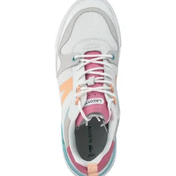 Lacoste L002 45CFA0010, Schnürschuhe, Damen, white/pink