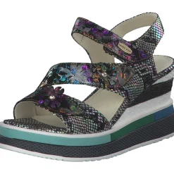 Laura Vita Dacddyo 07, Plateau-Sandaletten, Damen, noir multi