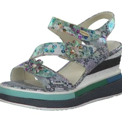 Laura Vita Dacddyo 07, Plateau-Sandaletten, Damen, blanc