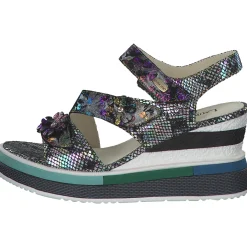 Laura Vita Dacddyo 07, Plateau-Sandaletten, Damen, noir multi