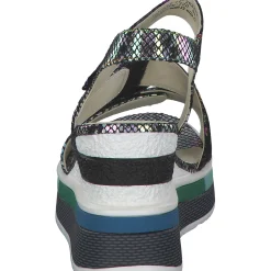 Laura Vita Dacddyo 07, Plateau-Sandaletten, Damen, noir multi
