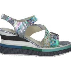 Laura Vita Dacddyo 07, Plateau-Sandaletten, Damen, blanc