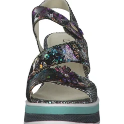 Laura Vita Dacddyo 07, Plateau-Sandaletten, Damen, noir multi