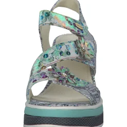 Laura Vita Dacddyo 07, Plateau-Sandaletten, Damen, blanc