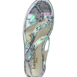 Laura Vita Dacddyo 07, Plateau-Sandaletten, Damen, blanc