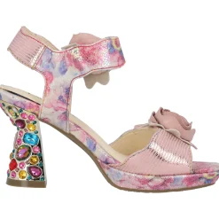 Laura Vita Hicao 624, Plateau-Sandaletten, Damen, Rosa