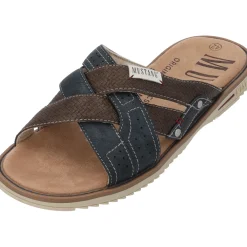 Mustang 4152706, Pantoletten & Badeschuhe, Herren, Blau