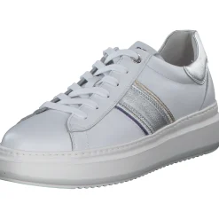 NeroGiardini E306554D, Schnürschuhe, Damen, bianco/argento