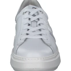 NeroGiardini E306554D, Schnürschuhe, Damen, bianco/argento
