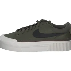 Nike Court Legacy Lift DM7590, Schnürschuhe, Damen, medium olive/black-sail-team o