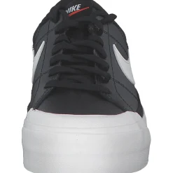 Nike Court Legacy Lift DM7590, Schnürschuhe, Damen, black/wail white/team orange
