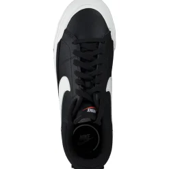 Nike Court Legacy Lift DM7590, Schnürschuhe, Damen, black/wail white/team orange