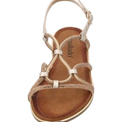 Palado Arcanil, Riemchensandalen, Damen, Gold Glitzer