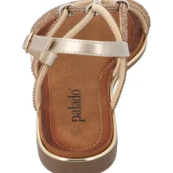 Palado Arcanil, Riemchensandalen, Damen, Gold Glitzer