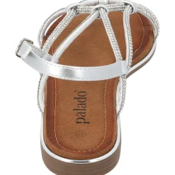 Palado Arcanil, Riemchensandalen, Damen, Silber Glitzer