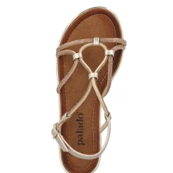 Palado Arcanil, Riemchensandalen, Damen, Gold Glitzer