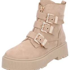 Palado Beyeal, Biker Boots, Damen, Beige