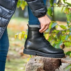 Palado Biak, Schnürstiefeletten, Damen, Schwarz