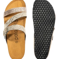 Palado Chios, Pantoletten, Damen, Metallic Gold