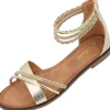 Palado Chritina, Riemchensandalen, Damen, Gold