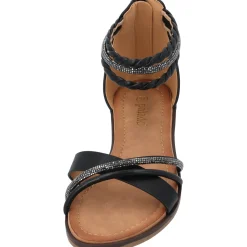 Palado Chritina, Riemchensandalen, Damen, Schwarz