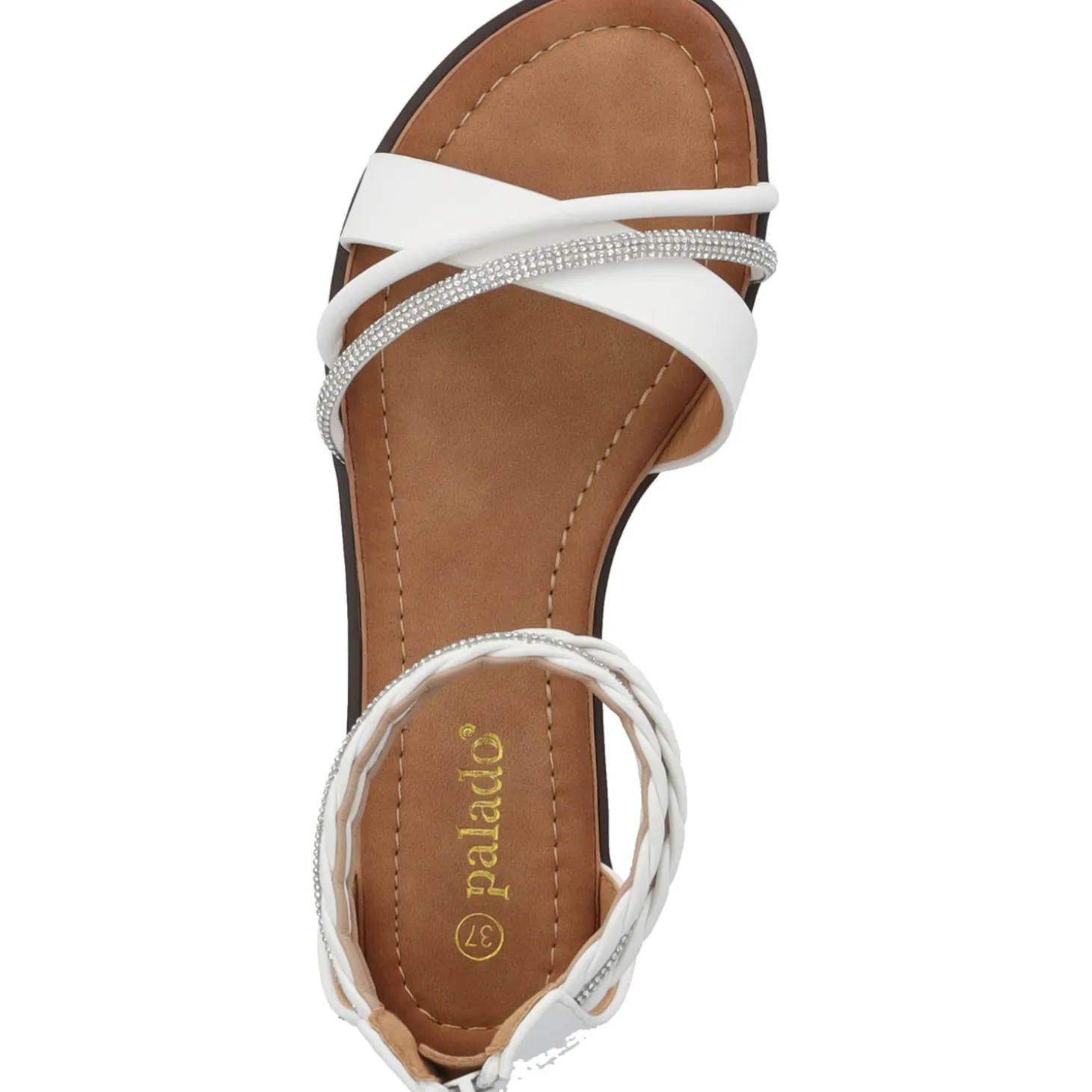 Palado Chritina, Riemchensandalen, Damen, Weiß