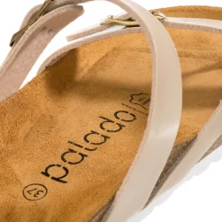 Palado Cres Lack, Pantoletten, Damen, Beige