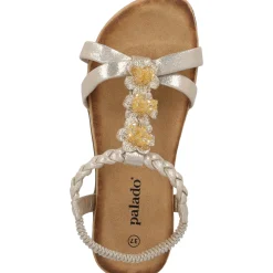 Palado Grebella, Riemchensandalen, Damen, Gold
