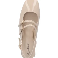 Palado Guhala, Sling-Pumps, Damen, Beige