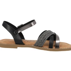 Palado Ialis by Sila Sahin, Riemchensandalen, Damen, Schwarz