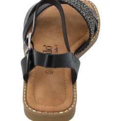 Palado Ialis by Sila Sahin, Riemchensandalen, Damen, Schwarz