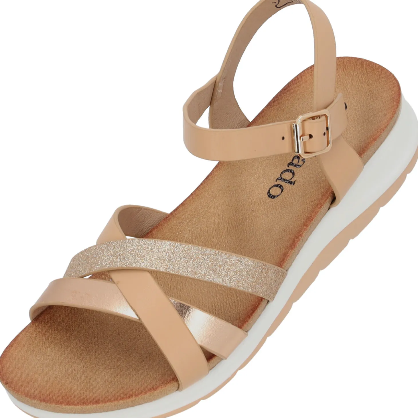 Palado Jantai, Sandalen, Damen, Bronze