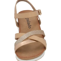 Palado Jantai, Sandalen, Damen, Bronze