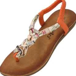 Palado Jurte by Sila Sahin, Komfort-Sandalen, Damen, Orange
