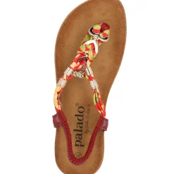 Palado Jurte by Sila Sahin, Sandalen, Damen, Rot