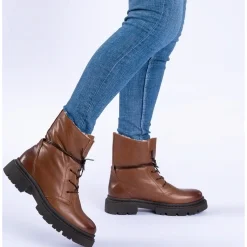 Palado Kasos Block, Schnürstiefeletten, Damen, Braun