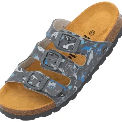 Palado Kids Capri B Print, Pantoletten, Kinder, Grau Nautic