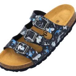 Palado Kids Capri B Print, Pantoletten, Kinder, Dunkelblau Sharks