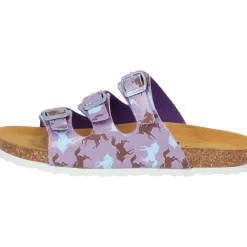 Palado Kids Capri G Print, Pantoletten, Kinder, Lila Unicorn