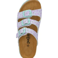 Palado Kids Capri G Print, Pantoletten, Kinder, Türkis Leo