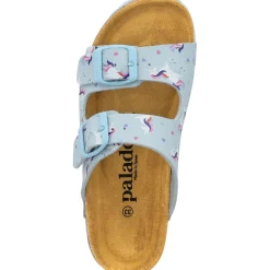 Palado Kids Korfu G, Pantoletten, Kinder, Hellblau Unicorn
