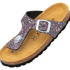 Palado Kids Kos G Glitzer, Zehentrenner, Kinder, Violett