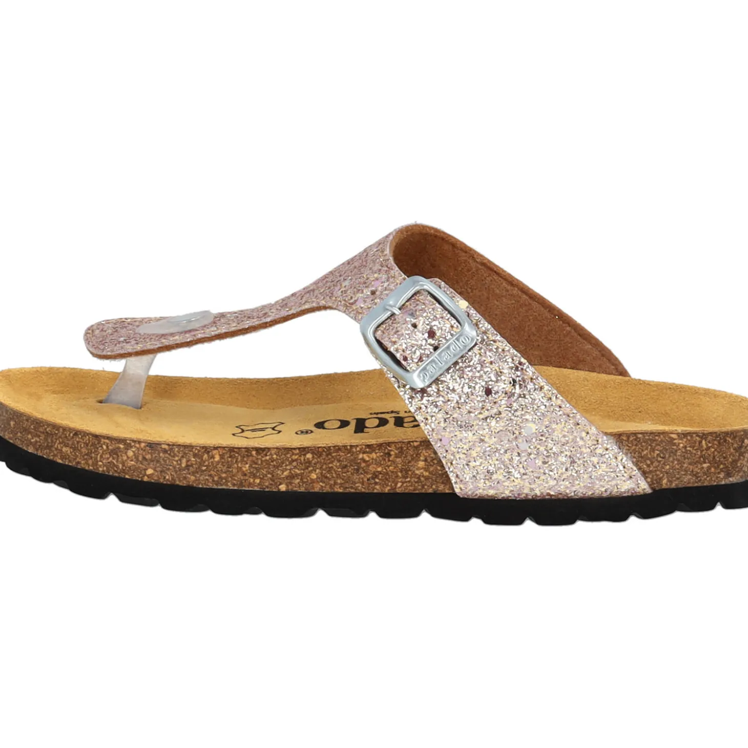 Palado Kids Kos G Glitzer, Zehentrenner, Kinder, Rosegold