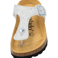 Palado Kids Kos G Glitzer, Zehentrenner, Kinder, Weiß